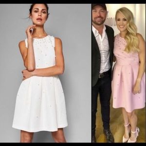 Ted Baker Milliea Pearl embellished skater dress